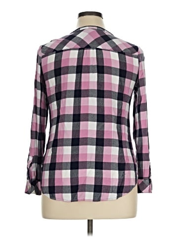 Croft & Barrow 3/4 Sleeve Button-Down Shirt (view 2)