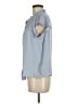 Maison d' Amelie 100% Polyester Blue Short Sleeve Blouse Size M - photo 5