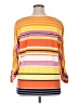 Ruby Rd. Orange 3/4 Sleeve T-Shirt Size XL - photo 2