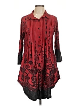 Reborn 3/4 Sleeve Button-Down Shirt (view 1)
