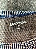Lands' End Plaid Gray Pullover Sweater Size XL - photo 7
