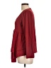 Unbranded Burgundy Long Sleeve Blouse Size L - photo 5