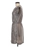 Vanity Metallic Silver Cocktail Dress Size M - photo 5