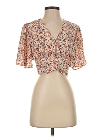 Paper Crane Short Sleeve Blouse (view 1)