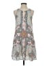 Abbeline 100% Polyester Paisley Gray Casual Dress Size S - photo 1