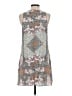 Abbeline 100% Polyester Paisley Gray Casual Dress Size S - photo 2