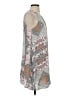 Abbeline 100% Polyester Paisley Gray Casual Dress Size S - photo 4