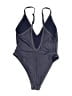 Aerie Solid Gray One Piece Swimsuit Size L - photo 2