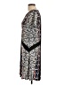 BCBGMAXAZRIA Graphic Black Casual Dress Size L - photo 5