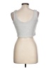 If It Were Me 100% Polyester Silver Tank Top Size L - photo 2