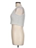 If It Were Me 100% Polyester Silver Tank Top Size L - photo 5