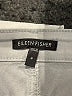 Eileen Fisher Chevron-herringbone Silver Jeans Size 4 - photo 7