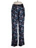 Thakoon Print Blue Casual Pants Size 6 - photo 1