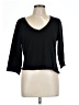 Threads 4 Thought Black 3/4 Sleeve Top Size L - photo 1