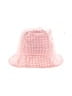 Baby Gap 100% Cotton Checkered-gingham Pink Hat Size 18-24 mo - photo 1