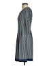 Max Studio Argyle Blue Casual Dress Size XS - photo 5