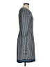 Max Studio Argyle Blue Casual Dress Size XS - photo 4