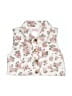 Little Lass Floral Ivory Vest Size 2T - photo 1
