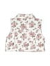 Little Lass Floral Ivory Vest Size 2T - photo 2