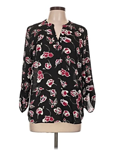 Black Rainn 3/4 Sleeve Blouse (view 1)