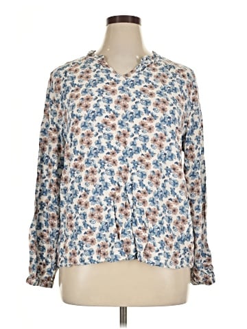 D&Co. Long Sleeve Blouse (view 1)