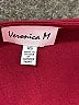 Veronica M. Burgundy Long Sleeve Top Size XS - photo 7