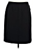 Tahari 100% Polyester Solid Black Casual Skirt Size 12 - photo 1