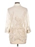 Chico's Ivory 3/4 Sleeve Blouse Size Lg (2) - photo 2