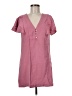 BCBGeneration Solid Pink Casual Dress Size M - photo 1
