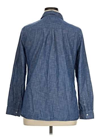 Banana Republic Factory Store Long Sleeve Button-Down Shirt (view 2)