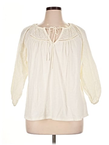 Lane Bryant 3/4 Sleeve Blouse (view 1)
