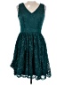 Gabby Skye 100% Polyester Teal Formal Skirt Size 6 - photo 1