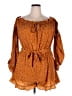 Boohoo 100% Polyester Polka Dots Orange Romper Size 18 - photo 1