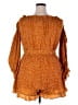 Boohoo 100% Polyester Polka Dots Orange Romper Size 18 - photo 2