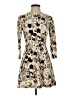 A.L.C. Print Tan Cocktail Dress Size 4 - photo 1