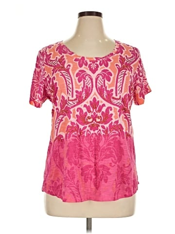 SONOMA life + style Short Sleeve Blouse (view 1)