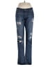 Paige 100% Cotton Hearts Blue Jeans Size 29 waist - photo 1