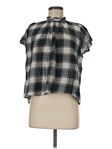 Birds of Paradis by Trovata Short Sleeve Blouse (view 1)