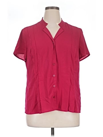 Dana Buchman Short Sleeve Blouse (view 1)