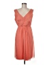 Unbranded 100% Silk Orange Cocktail Dress Size 8 - photo 1