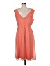 Unbranded 100% Silk Orange Cocktail Dress Size 8 - photo 2