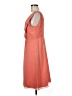 Unbranded 100% Silk Orange Cocktail Dress Size 8 - photo 5