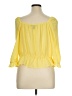 A. Byer 100% Polyester Yellow 3/4 Sleeve Blouse Size XL - photo 2