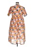 Echo Print Orange Casual Dress Size XL (estimated) - photo 2