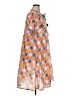 Echo Print Orange Casual Dress Size XL (estimated) - photo 4