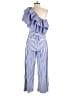J.Crew Stripes Blue Jumpsuit Size 4 - photo 2