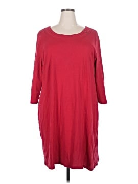 karen scott casual dresses Karen Scott Women's Petite Cotton Boat-Neck Dress - Cassis, Petite Medium (PM)