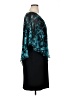 Connected Apparel 100% Polyester Teal Cocktail Dress Size 16 - photo 4