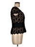 Tadashi Black Short Sleeve Top Size 6 - photo 4
