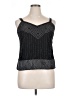 R&M Richards 100% Polyester Black Sleeveless Top Size 14 Petite - photo 1